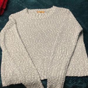 Emmer and Oat- Popcorn Knit sweater